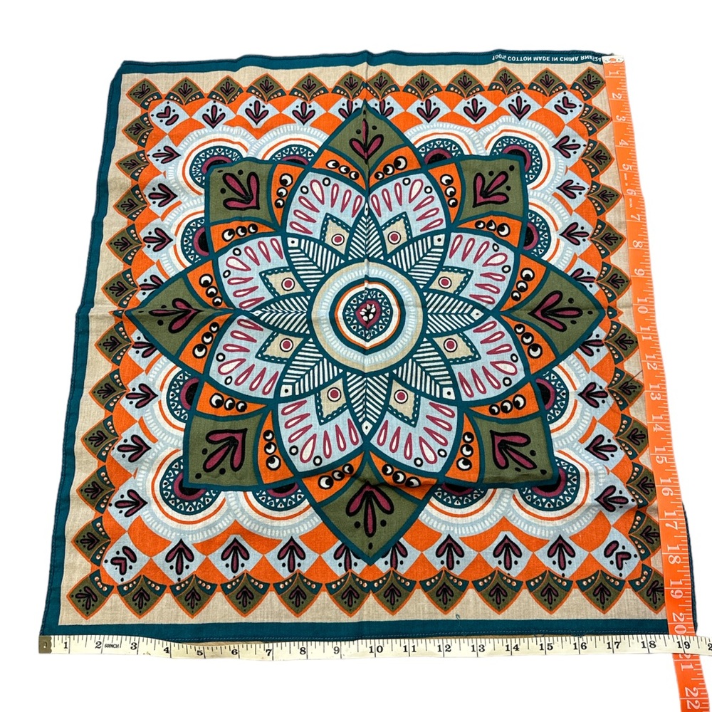 Elegant scarves with digital print, material 💯 cotton, RN52469